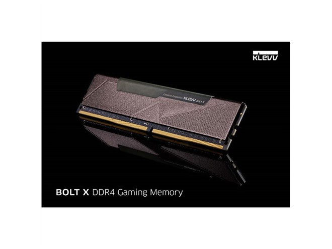 ESSENCORE、ゲーミングメモリー「KLEVV CRAS X RGB/BOLT X DDR4