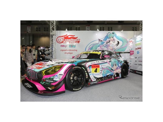 グッドスマイルレーシング、杏仁豆腐が描いた初音ミクのSUPER GT参戦