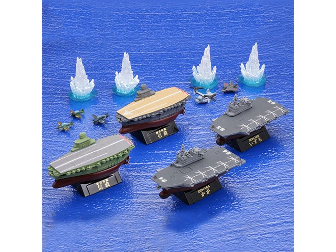 海洋堂、「miniQ ワールドシップデフォルメ」の第3弾「幻の空母・信濃