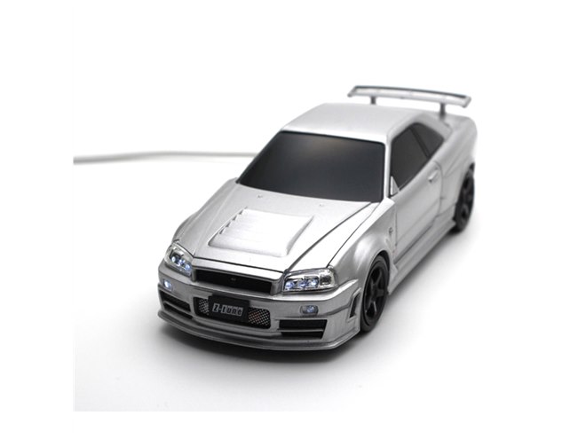日産スカイラインGT-R R34型」がモチーフの4500mAhモバイルバッテリー