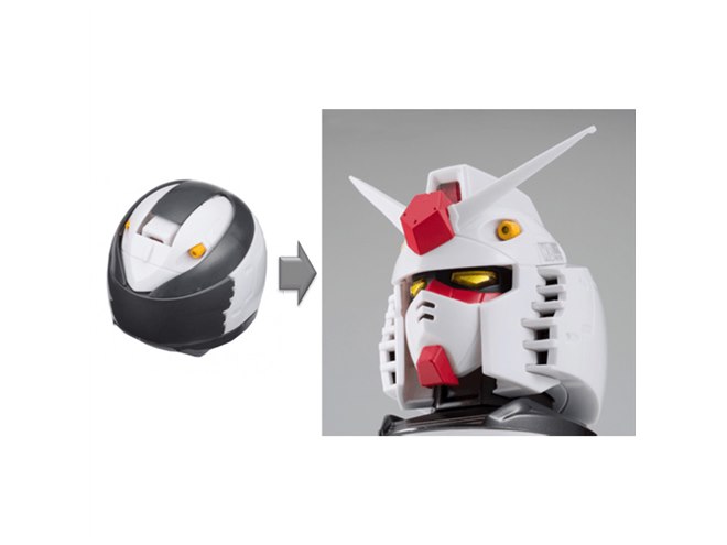 RX-78 [頭部、及び左腕] ガンダムヘッドRX-78 1/32モデル化(12/23写真追加)｜ごーはろ