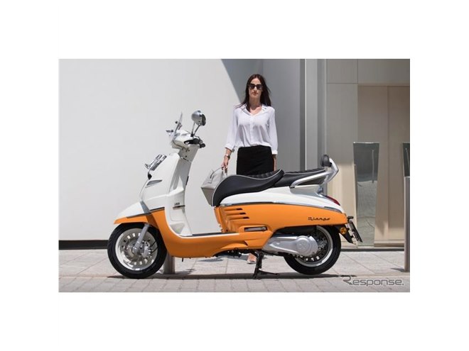 【旧モデルにつき割引歓迎】新品 genLOC®︎ ボディスパ / ホワイト 1台 ネオレトロスクーター『ジャンゴ』に限定モデル…プジョー創業210周年