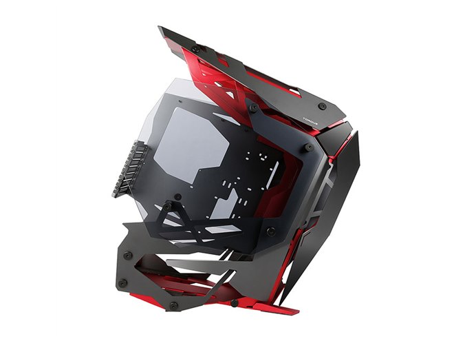 Antec、ガラスやアルミパネルを採用したオープンフレームPCケース