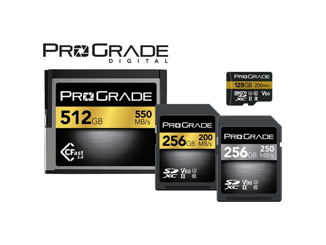 ProGrade Digital、ハイエンドメモリーカード＆カードリーダーを