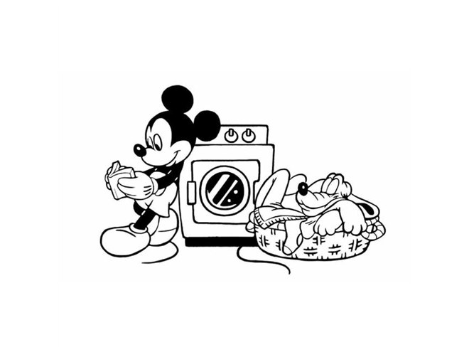 ディズニーストア、シンプルでスタイリッシュなデザインのバス