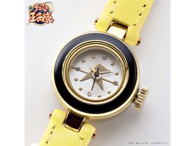 バンダイ、アニメ「新テニスの王子様」の登場学校をイメージした腕時計