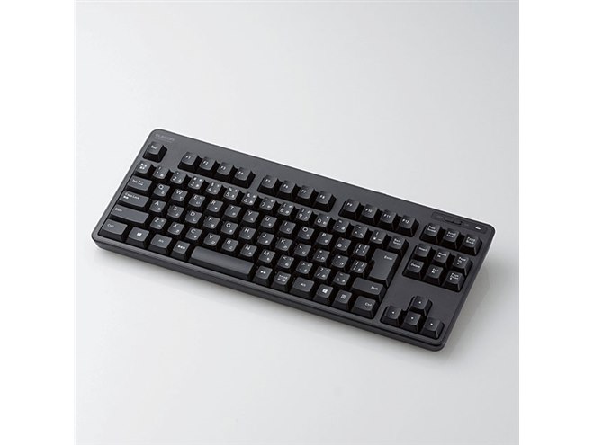 エレコム 無線キーボード メンブレン式 フルサイズ ブラック TK-FDM106TBK ワイヤレスキーボード 無線 テンキーレス コンパクト メンブレン
