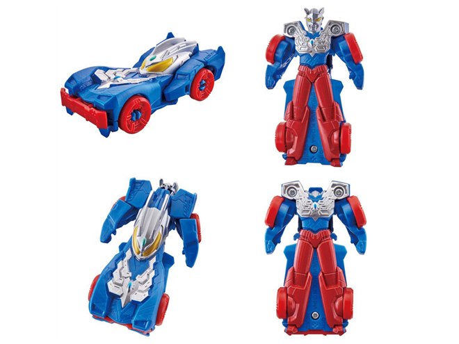 ワンタッチ”でウルトラヒーローに変形するミニカー「アタック変形