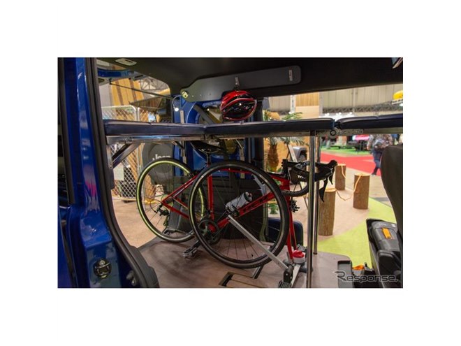 ハイポジションベッドが生み出した積載量、岡モータース N-VAN