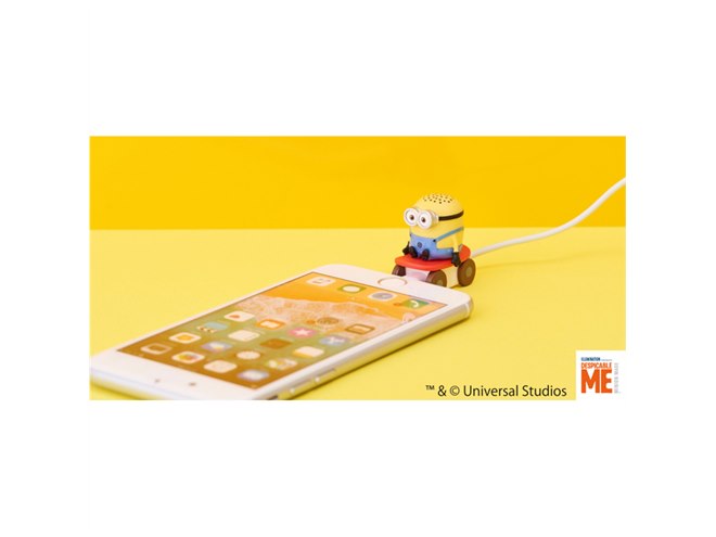 iPhoneケーブル用アクセサリー「ケーブルバイト」に「ミニオン」コラボ