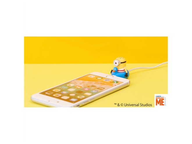 iPhoneケーブル用アクセサリー「ケーブルバイト」に「ミニオン」コラボ