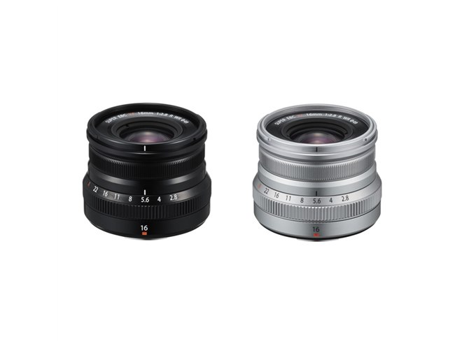 富士フイルム、重量155gの小型・軽量レンズ「XF16mmF2.8 R WR