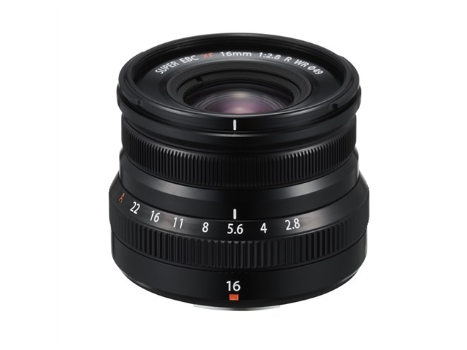 富士フイルム、重量155gの小型・軽量レンズ「XF16mmF2.8 R WR