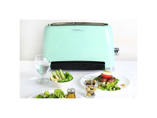 シティライフ、油が落ちる縦型ヘルシーオーブン調理器「TENGRILL