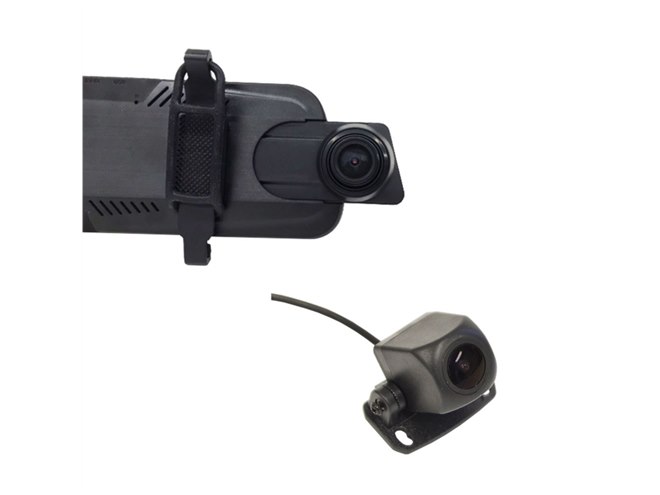 サンコー、ミラー型の全面液晶ドライブレコーダーに第2弾モデル