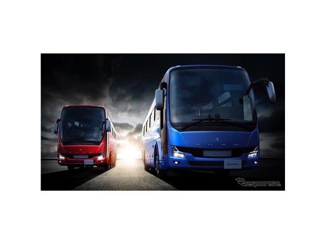 三菱ふそうの大型観光バス『エアロクィーン』『エアロエース』2019年型