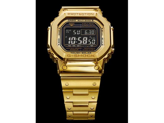 金無垢G-SHOCK」35周年スペシャルモデルとして35本限定770万円で