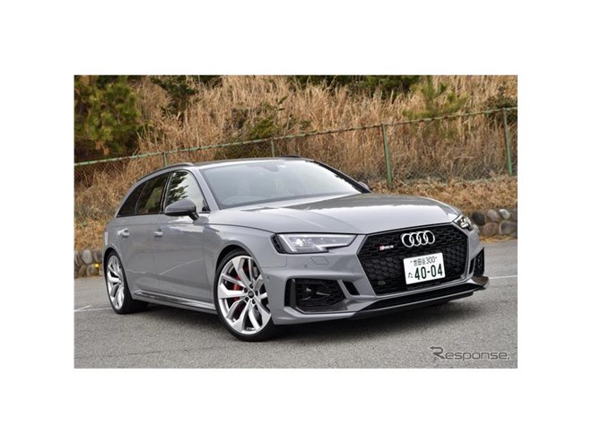 アウディ RS4アバント 新型…「クワトロ」彷彿させる迫力のフェンダー