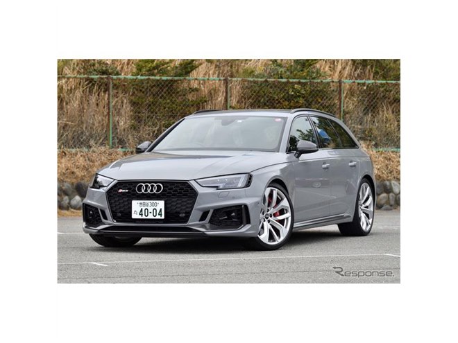 アウディ RS4アバント 新型…「クワトロ」彷彿させる迫力のフェンダー