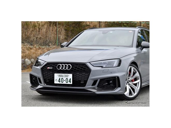 アウディ RS4アバント 新型…「クワトロ」彷彿させる迫力のフェンダー