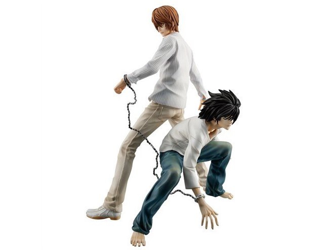 デスノート」ジャンプコミックス5巻の表紙を再現したフィギュアセット
