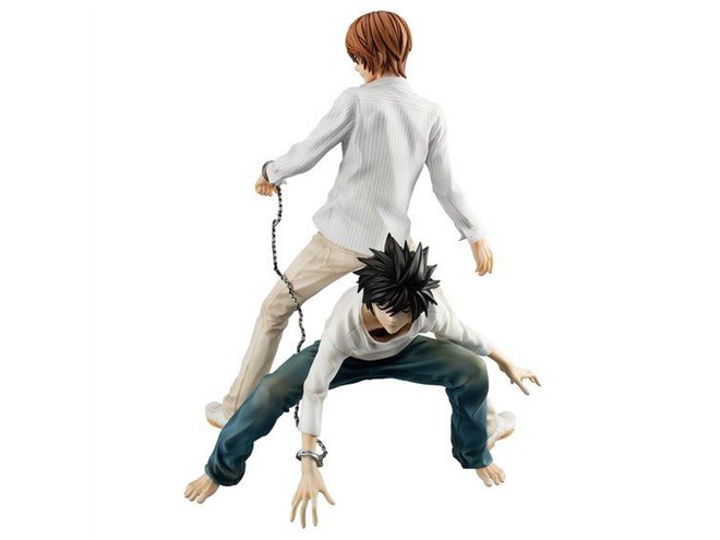 デスノート」ジャンプコミックス5巻の表紙を再現したフィギュアセット