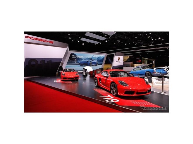 PORSCHE ポルシェ 718 ケイマン ボクスター 後期用 GT4タイプ カーボン フロントスポイラー 3点セット リップスポイラー アンダーリップ 982 Cayman Boxster ポルシェ 718ボクスター ⁄ ケイマン に「T」、伝統の軽量仕様