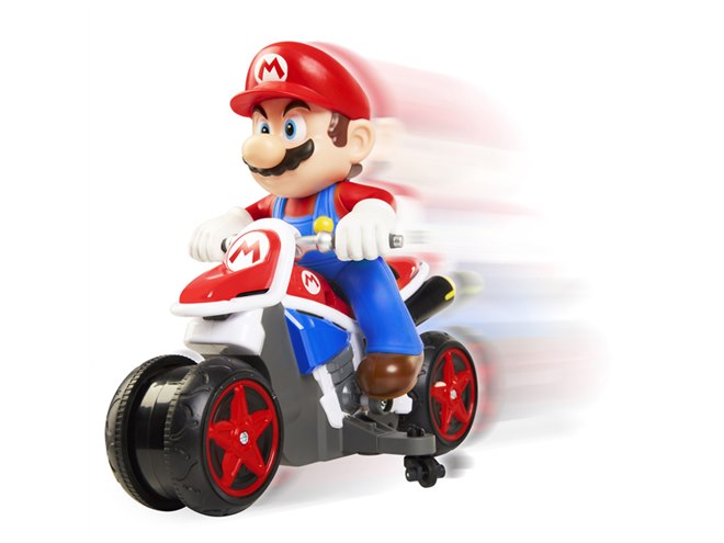 任天堂、RC「マリオバイク」とフィギュア「マリオVSクッパ バトル