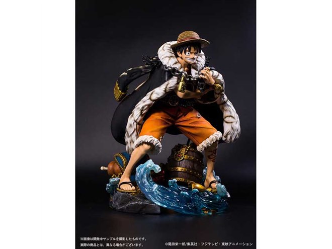 ワンピース ログコレクションより、全高約50cmの「モンキー・D・ルフィ
