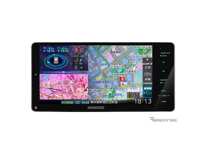 ケンウッド彩速ナビ、HDパネル搭載のタイプMシリーズに7V型モデル追加