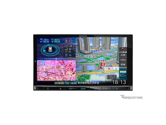 ケンウッド彩速ナビ、HDパネル搭載のタイプMシリーズに7V型