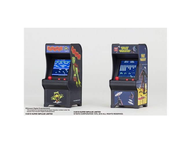 超ミニ筐体ゲーム機「TINY ARCADE」に第2弾、スペースインベーダーなど