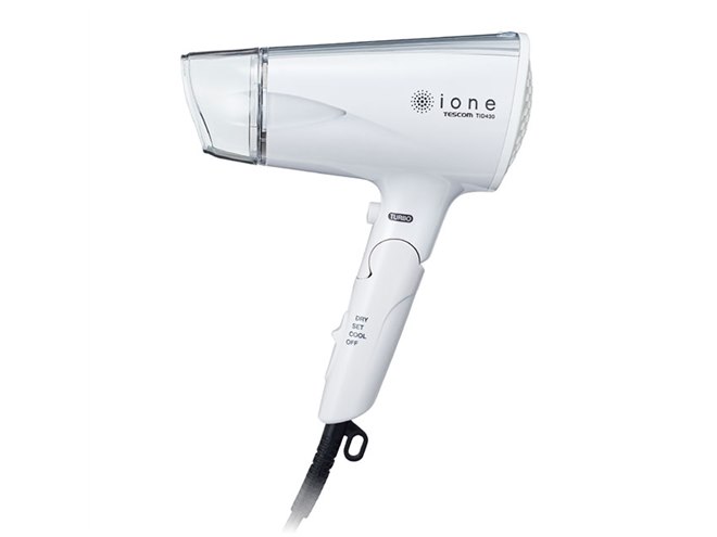 ホワイト ヘアドライヤー エルゴノミックデザイン テスコム、大風量1.5m3/分の軽量ヘアードライヤー「TID430」 - 価格.com