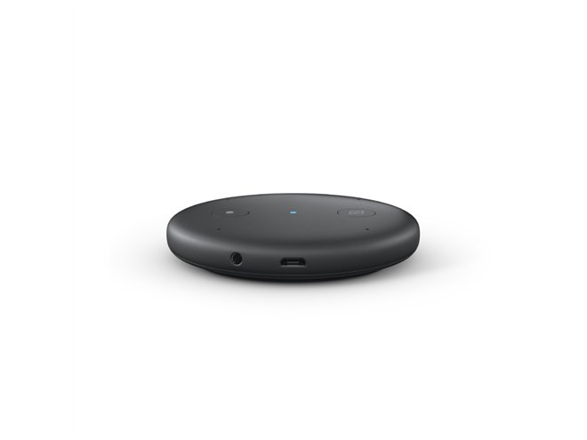 Amazon、手持ちのスピーカーに接続してAlexaを楽しめる「Echo Input
