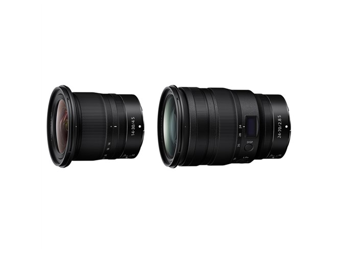 ニコン、「NIKKOR Z 14-30mm f/4 S」「NIKKOR Z 24-70mm f/2.8 S」発売