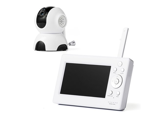 サンワ、5型モニターと遠隔操作できるカメラがセットになった見守り