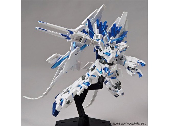 HG ユニコーンガンダム ペルフェクティビリティ Ver.GSF クリアカラー 福岡限定色の「HG ユニコーンガンダム ペルフェクティビリティ