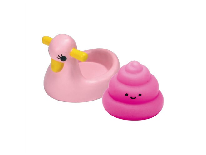 ソフビ製の“うんち様”と便器などのカプセルコレクション「トイレの