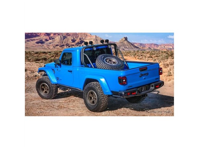 ジープ グラディエーター に2ドアコンセプト発表へ…ラングラーの車台が