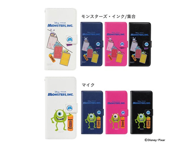 モンスターズ・インク」デザインのスマホケース、マイク/サリーなど4種