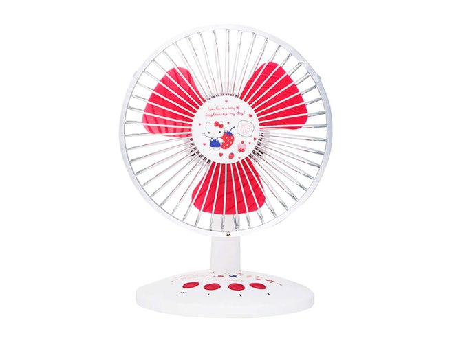 サンリオくじ　チャーミーキティ　扇風機　サーキュレーター 新品未使用】サンリオ 日焼けキティ 当たりくじ 扇風機 一番くじ