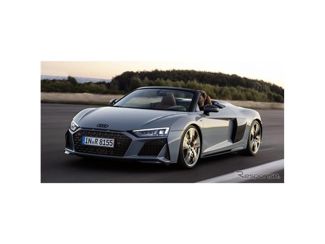 アウディ R8 改良新型、620馬力で最高速331km/hに…ニューヨーク