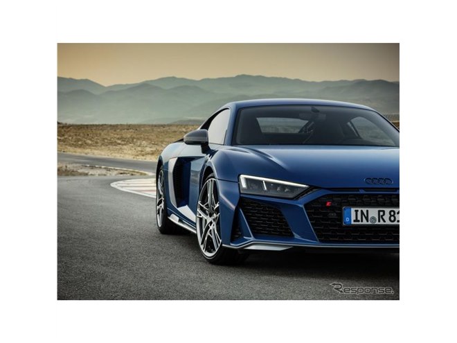 アウディ R8 改良新型、620馬力で最高速331km/hに…ニューヨーク