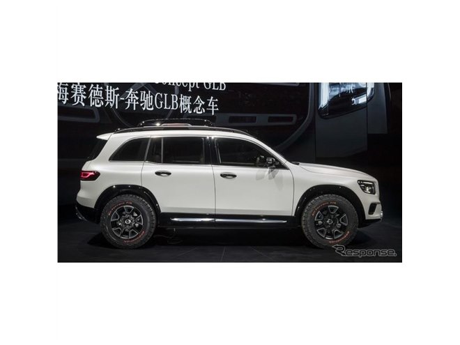 メルセデスベンツの新SUV『GLB』、3列で7名乗車が可能…上海モーター