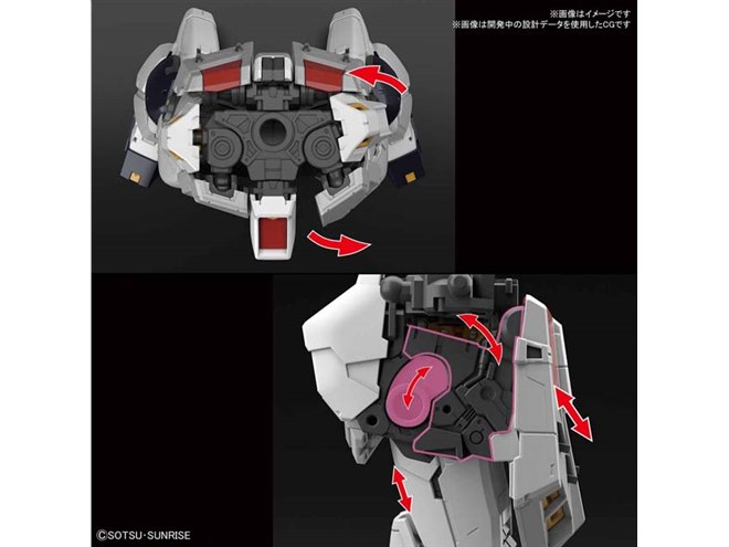 逆襲のシャア」より、ガンプラ「RG 1/144 νガンダム」の最新情報