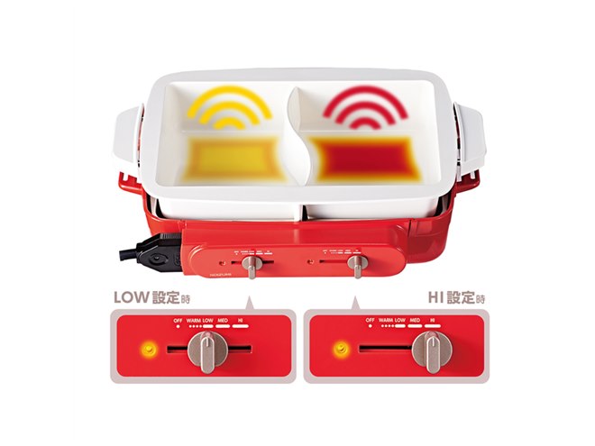小泉成器、2品同時調理に対応する「セパレートグリラー」 - 価格.com