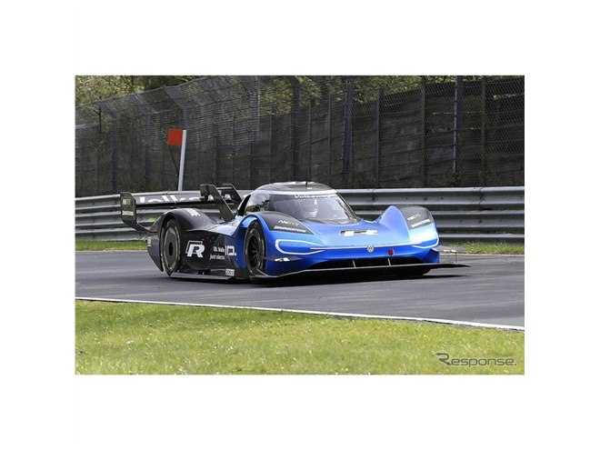100km/hまでわずか2.25秒…VW「ID.R」、EV世界最速ねらいニュル来襲