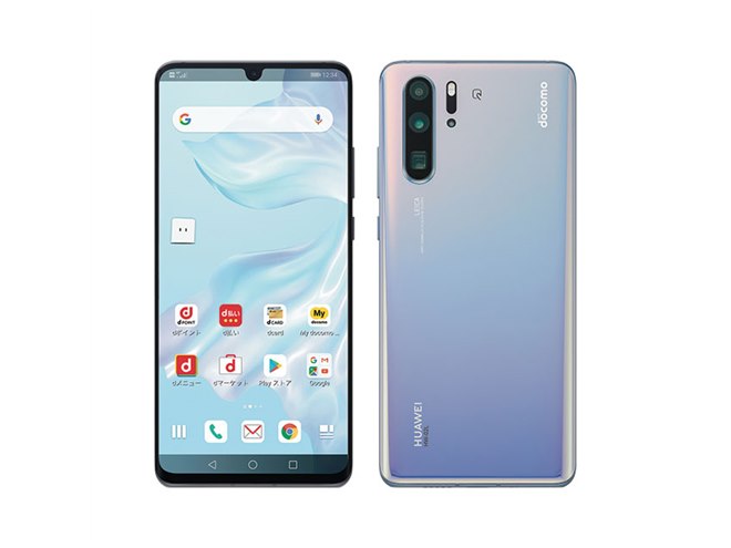 ドコモ、ライカのクアッドカメラを搭載した「HUAWEI P30 Pro