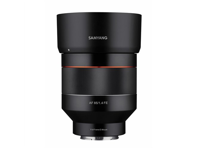 サムヤン、ソニーEマウント対応の中望遠レンズ「AF 85mm F1.4 FE