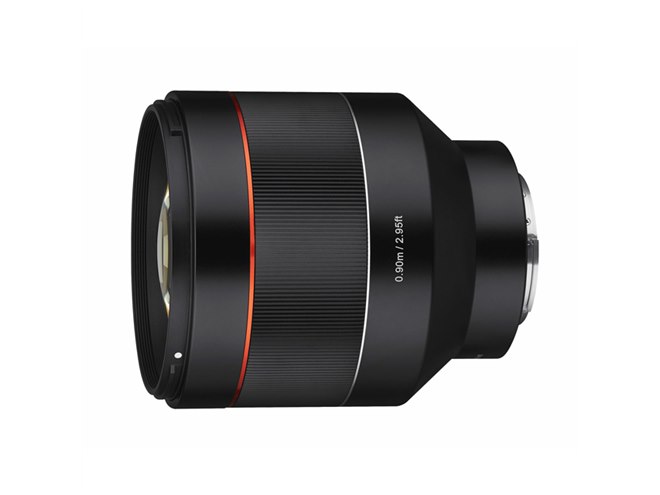 サムヤン、ソニーEマウント対応の中望遠レンズ「AF 85mm F1.4 FE